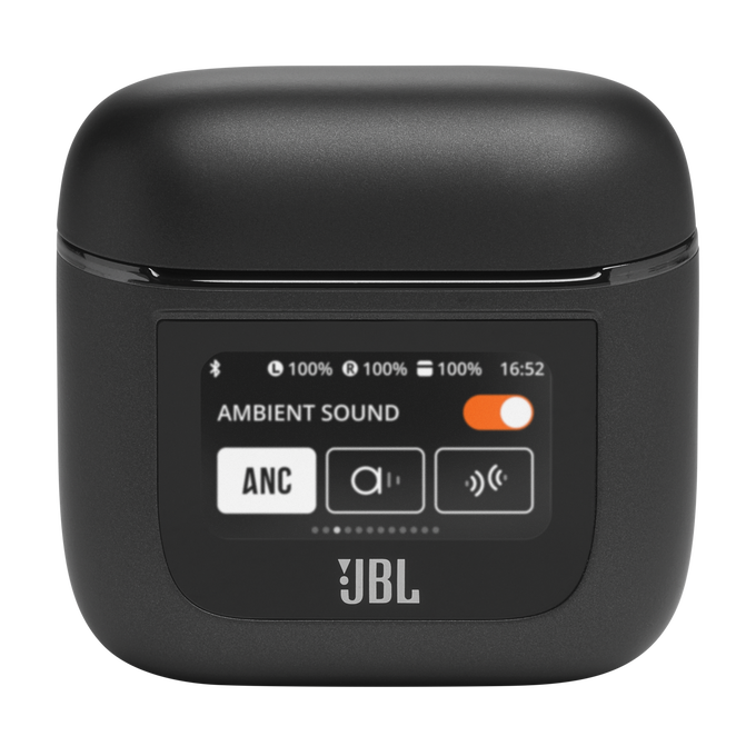 JBL Tour Pro 2 - Black - True wireless Noise Cancelling earbuds - Front image number null